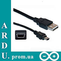 Кабель USB Mini Usb Miniusb AM/5P для Arduino Nano 0,3м [#C-1]