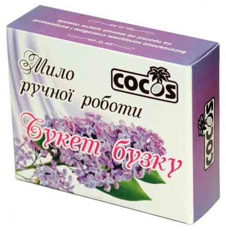 Мило ручної роботи Cocos Букет бузку без барвників 100 г