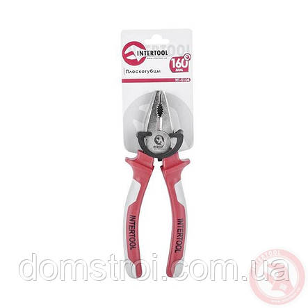 Плоскогубці 160 мм ПРОФ. INTERTOOL HT-0104, фото 2