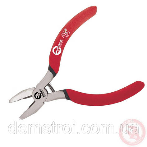 Плоскогубці з ізольованими ручками 115 мм INTERTOOL HT-0110, фото 1