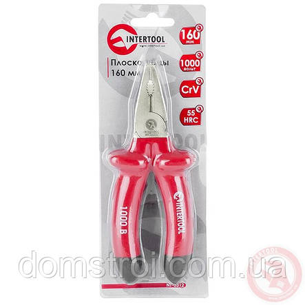 Плоскогубці 160 мм 1000 В INTERTOOL NT-0312, фото 2