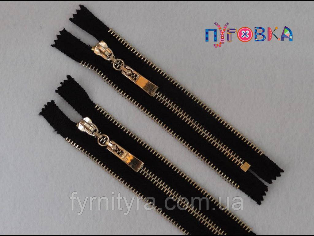 Метал «Зуби» 15cm чорна 1 тістка. золото, фото 1