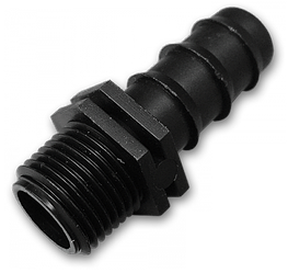 Адаптер для трубки 16мм із зовнішньою різьбою 
3/4", DSWA04-3416L