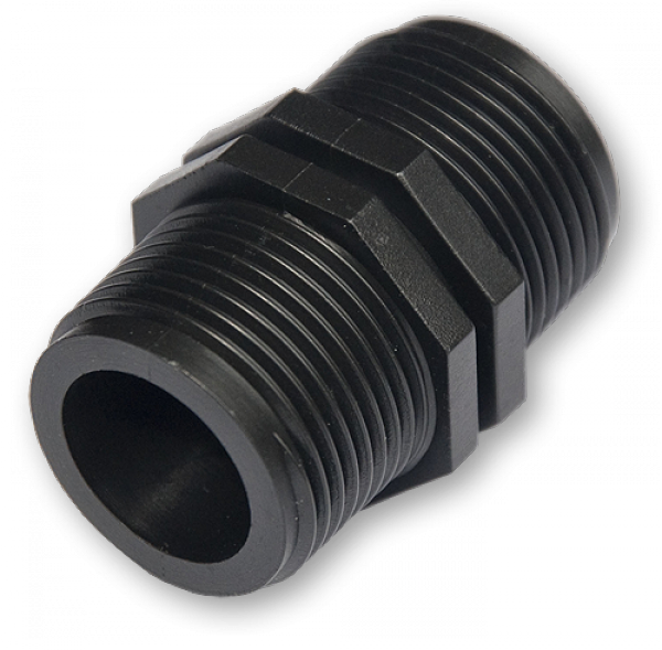 З'єднувач із двома зовнішніми різьбами 
3/4", DSA-493434L