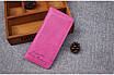 Жіночий гаманець-візитниця на кнопці 18х9х1 см Рожевий, фото 4