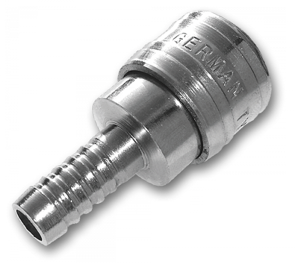Конектор пневматичний "мама" зі штуцером 
під шланг 12,5 мм, STAL-CHROM, SE3-4SH/STEEL