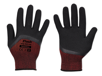 Перчатки защитные FLASH GRIP RED FULL латекс, размер 8, блистер, RWFGRDF8