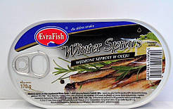 Шпроти в олії Evra Fish Winter Sprats 170 г ж/б