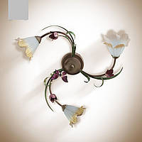 Люстра с цветком тюльпана для спальни, кухни, прихожей 473-4 серии "Тюльпано"
