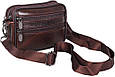 Сумочка на пояс кожаная BON-9947 BROWN коричневая, фото 5