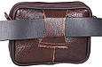 Сумочка на пояс кожаная BON-9947 BROWN коричневая, фото 6
