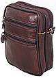 Сумка на пояс кожаная BON9950 BROWN коричневая, фото 3