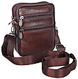 Сумка на пояс кожаная BON9950 BROWN коричневая, фото 4