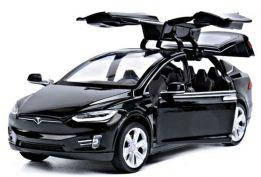 Колекційна машинка Tesla Model X Чорна