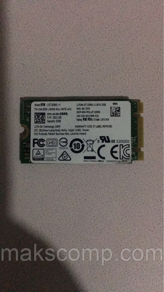 SSD Lite-on LST-32S9G 2240 32GB m.2 SATAIII