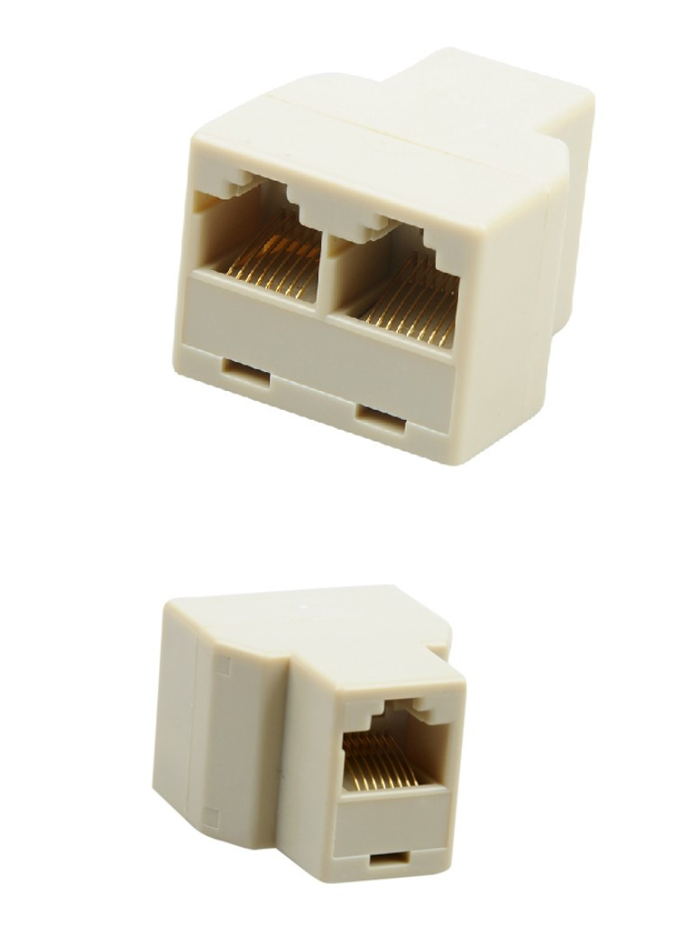 З'єднувач подвійний витої пари RJ45 2 мама-мама (столярні)