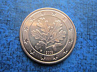 Монета 5 Евроцентов Германия 2009 F 2004 J два года цена за 1 монету