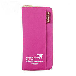 Кардхолдер для подорожей (рожевий)