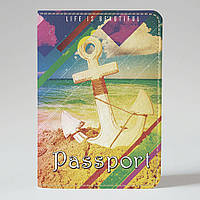 Обложка на паспорт 1.0 Fisher Gifts 61 Лето (эко-кожа)
