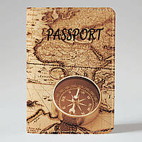 Обложка на паспорт 1.0 Fisher Gifts 658 Компас решений (эко-кожа)
