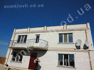 Александровка Возведение вальмовой ломанной кровли из металлочерепицы Валенсия. 10