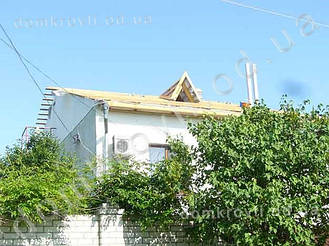 Овидиопольский район с. Николаевка. Монтаж металлочерепицы Финера 19