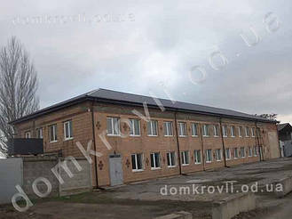 Овидиопольский район, Шестой км. Монтаж кровли из металлочерепицы 3