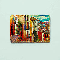 Обложка для id паспорта, карты, автодокументов 1.0 Fisher Gifts 68 Сицилия (эко-кожа)