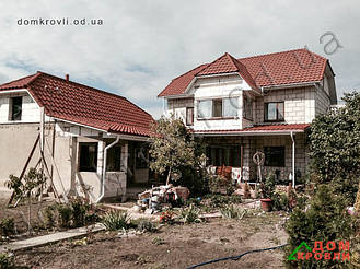 г. Белгород Днестровский Монтаж композитной черепицы Roser Cleo Terra Cotta  1