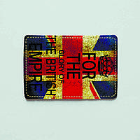 Обложка для id паспорта, карты, автодокументов 1.0 Fisher Gifts 897 Флаг Великобритании 3 (эко-кожа)