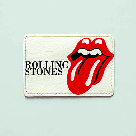 Картхолдер 1.0 Fisher Gifts 986 Rolling Stones white (еко-шкіра)