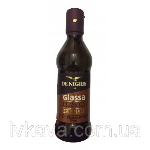 Соус-крем бальзамічний De Nigris Glassa all Aceto Balsamico di Modena IGP, 250 г