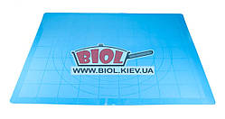 Силіконовий килимок 50х40 см Empire (блакитний колір) з нанесеними колами для розкачування