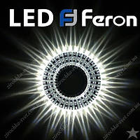Светильник встраиваемый с LED подсветкой Feron 7312B под лампу Mr16