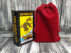 Таро Уейта, Дурень, ( ukraine ) в бордовому оксамитовому мішечку