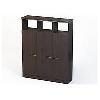 Офисный шкаф гардероб Ньюмен N5.11.15 трехдверный корпус и фасад ДСП (MConcept-ТМ)