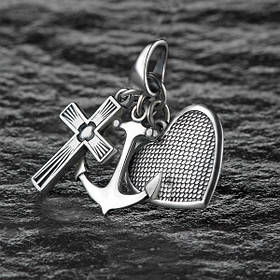 Срібна підвіска "Віра, Надія, Любов"