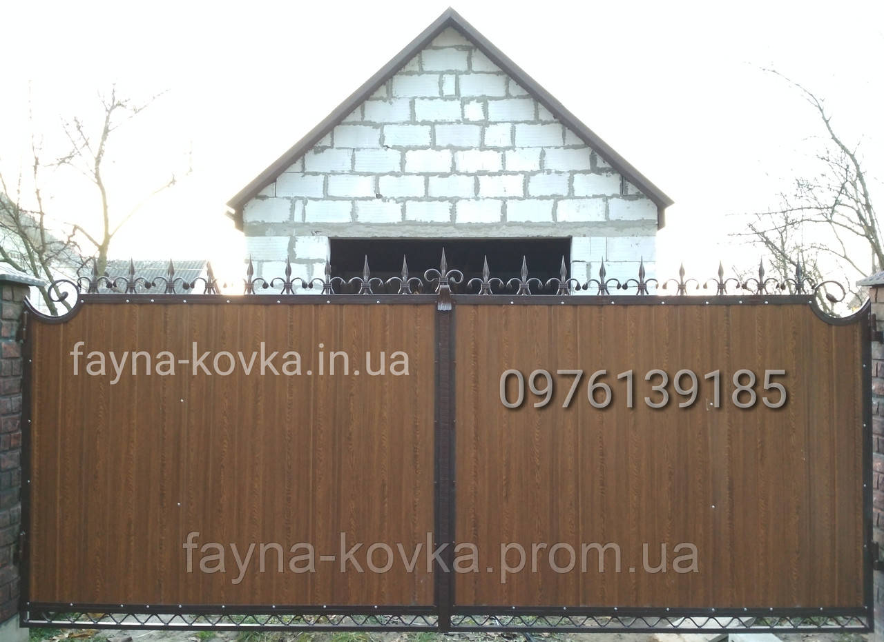 Коміра ковані закриті профнастилом 6080