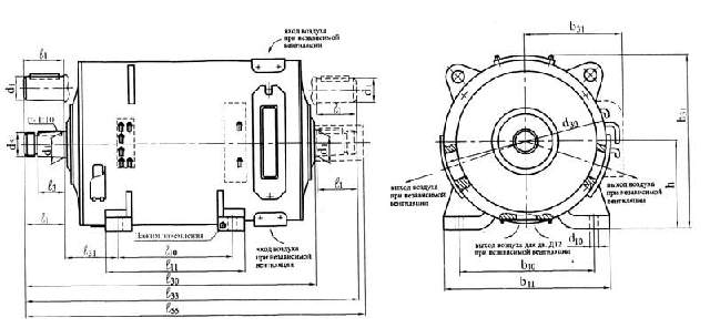 Екскаваторний електродвигун Д-32