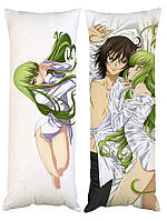 Японська двостороння декоративна подушка для обіймання дакімакура Сі сі Лілуш Зеро Код Гіас / Code Geass