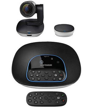 Керована вебкамера + спікерфон Logitech ConferenceCam Group, фото 1