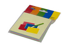 Клейкі Блоки кольорові (76x76mm) для нотаток