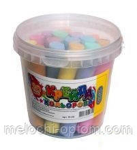 Крейда Відро ЛЮКС КОЛОР круглий асфальтний (20 кольорів)