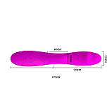 Hi-tech вибратор Pretty Love Vibrator Pink, фото 3