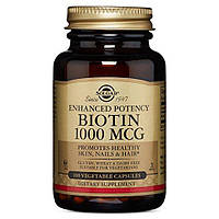 Биотин (Biotin) Солгар (Solgar), 1000 мкг, 100 капсул