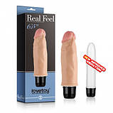 Реалістичний вібратор Reel Feel Vibrator Flesh 6,5", фото 2