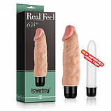 Реалістичний вібратор Reel Feel Vibrator Flesh 6,5", фото 3