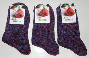 Шкарпетки жіночі меланж напіввовна ТМ Прилуки