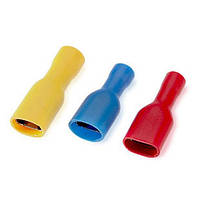 Конектор плоский у повній ізоляції "мама" FDFD 1,25-187(8) (0,5-1,5/4,8-0,8) (1пач -100шт)