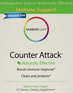 Counter Attack, Активація імунного здоров'я, Rainbow Light, Herbal Prescriptives, 30 таблеток